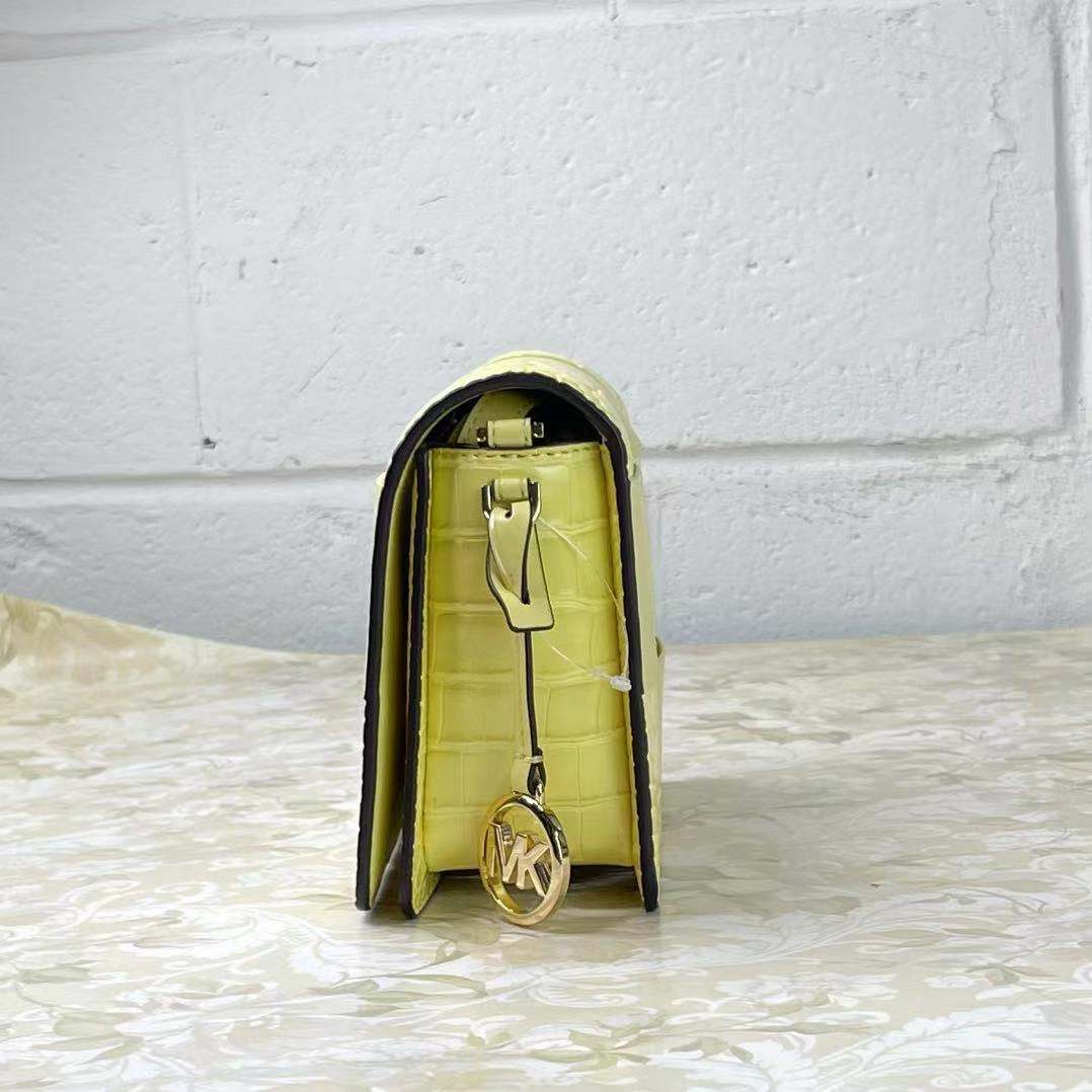 MICHAEL KORS MERCER 35T1GM9C1E SMALL CLUTCH XBODY BUTTERCUP MICHAEL KORS MERCER 35T1GM9C1E SMALL CLUTCH XBODY BUTTERCUP